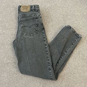 Vintage Levi’s 550 Jeans Black Denim Tag 28 x 32